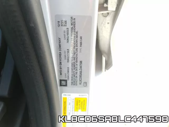 KL8CD6SA8LC447598 фото 2