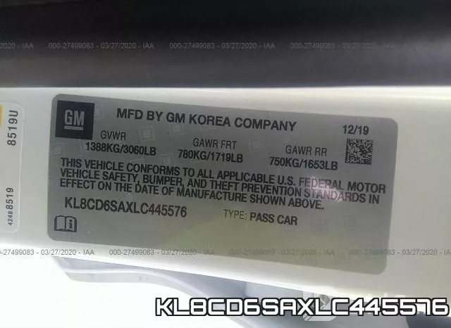 KL8CD6SAXLC445576 фото 10
