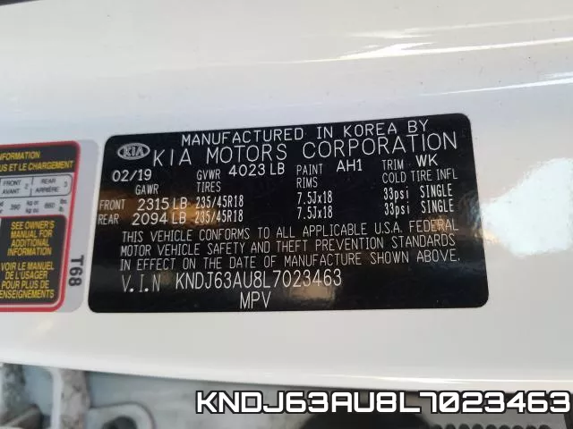 KNDJ63AU8L7023463 фото 2