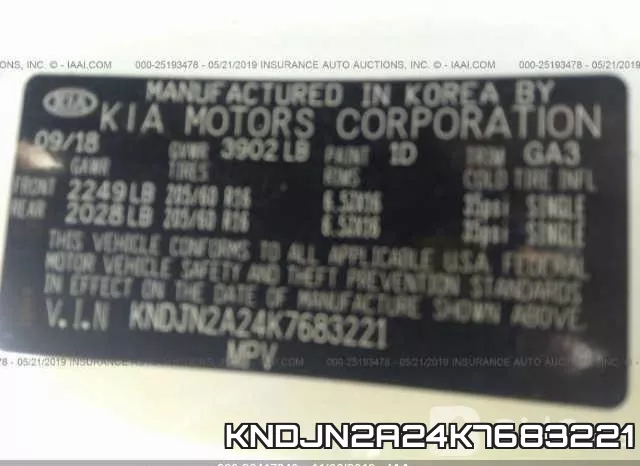 KNDJN2A24K7683221 фото 10