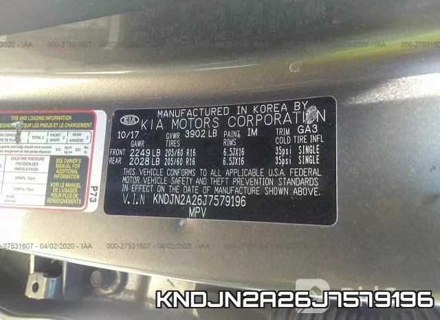 KNDJN2A26J7579196 фото 10