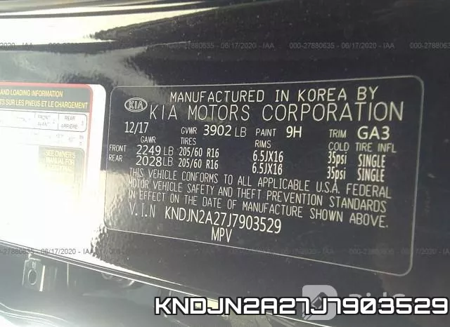 KNDJN2A27J7903529 фото 10