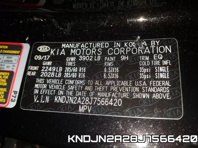 KNDJN2A28J7566420 фото 2
