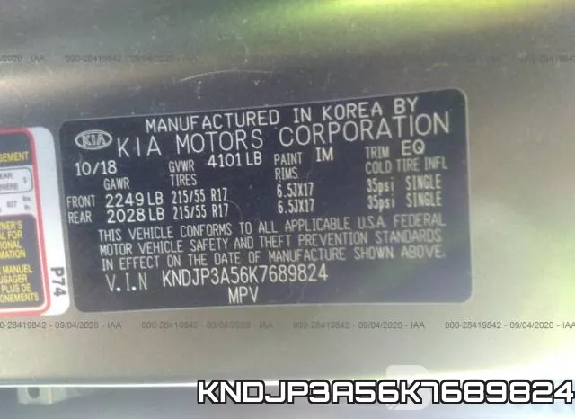 KNDJP3A56K7689824 фото 10
