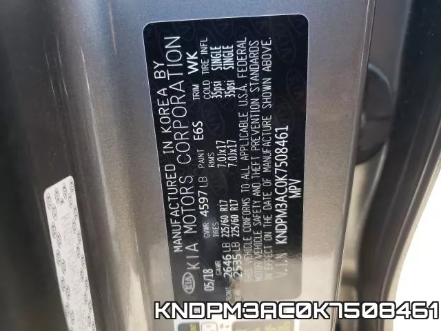 KNDPM3AC0K7508461 фото 2