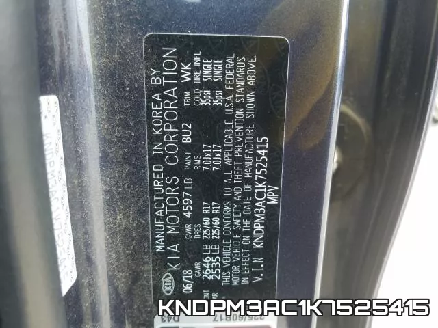 KNDPM3AC1K7525415 фото 2