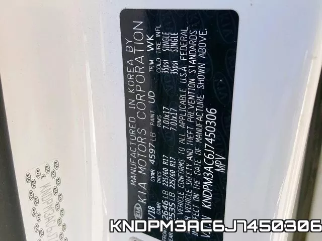 KNDPM3AC6J7450306 фото 2