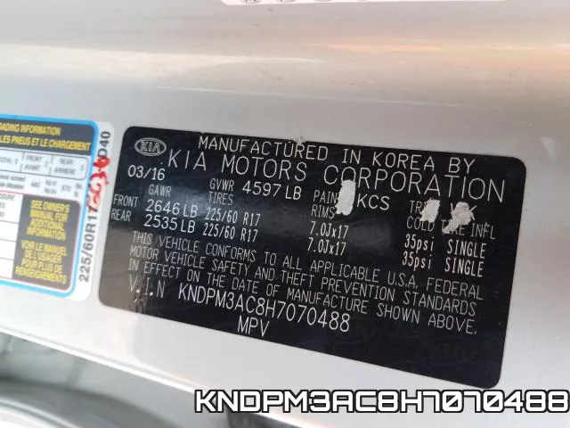 KNDPM3AC8H7070488 фото 2