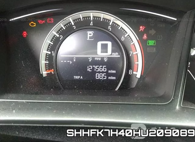 SHHFK7H40HU209089 фото 8