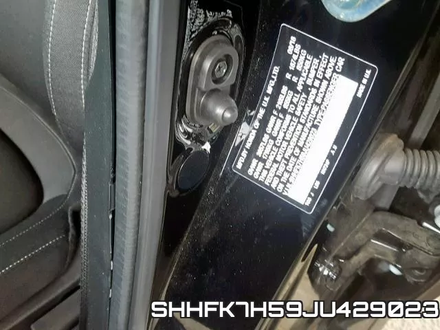 SHHFK7H59JU429023 фото 2