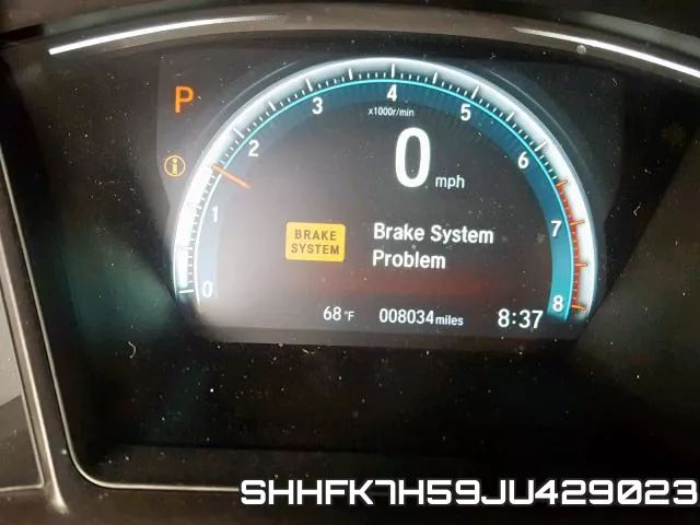 SHHFK7H59JU429023 фото 9