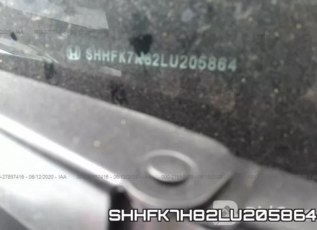 SHHFK7H82LU205864 фото 10