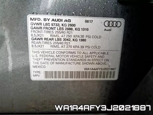 WA1A4AFY3J2021887 фото 2
