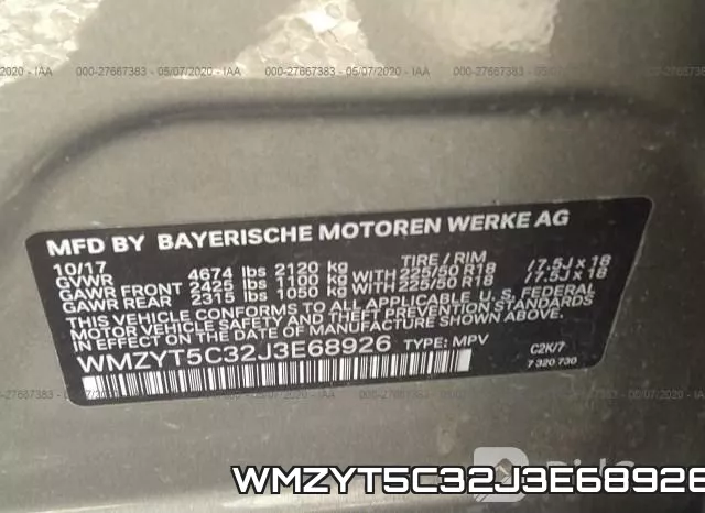 WMZYT5C32J3E68926 фото 10