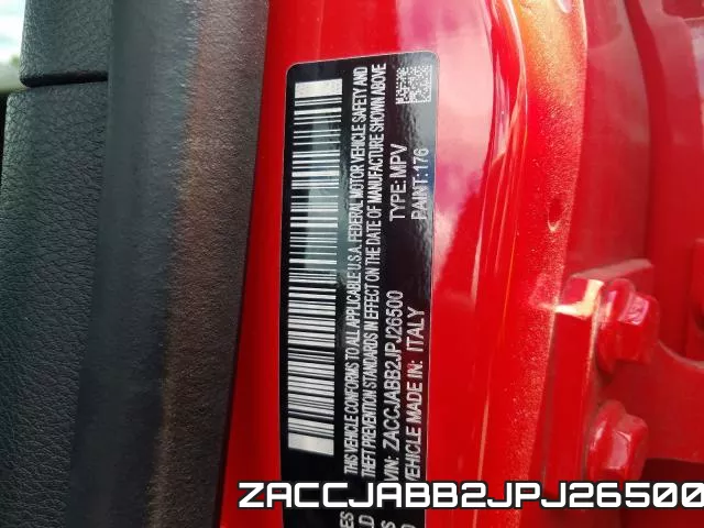 ZACCJABB2JPJ26500 фото 2