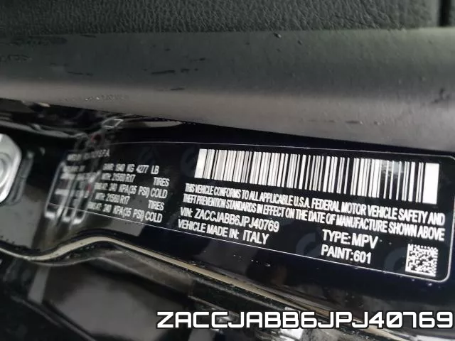 ZACCJABB6JPJ40769 фото 2