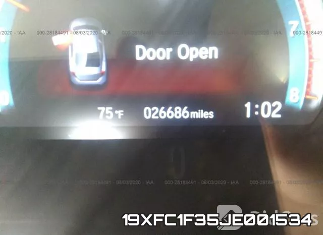 19XFC1F35JE001534 фото 8