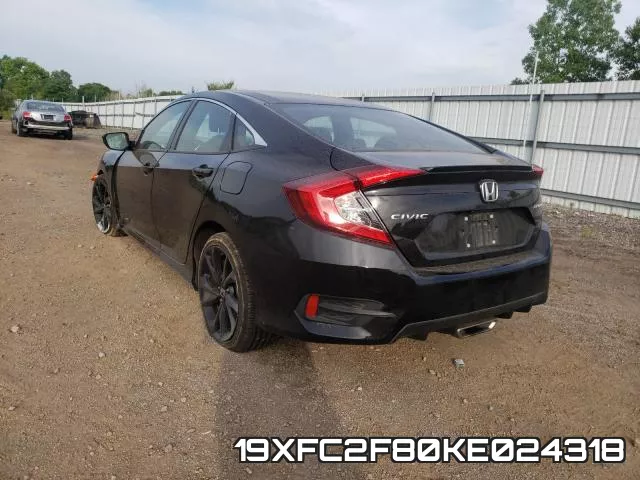 19XFC2F80KE024318 фото 4