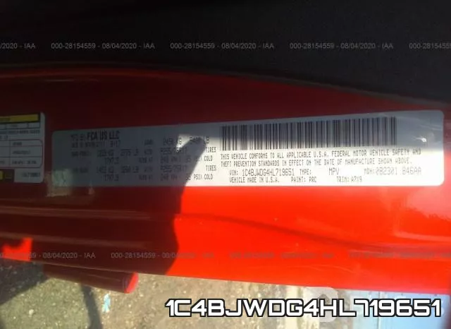 1C4BJWDG4HL719651 фото 10