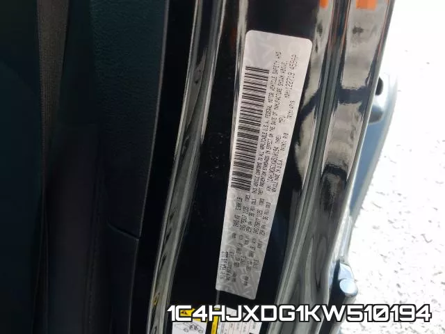 1C4HJXDG1KW510194 фото 2