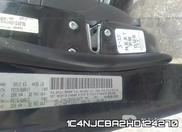 1C4NJCBA2HD124270 фото 10