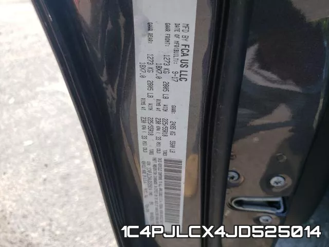1C4PJLCX4JD525014 фото 2