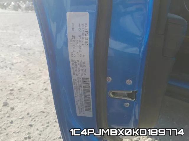 1C4PJMBX0KD189774 фото 2
