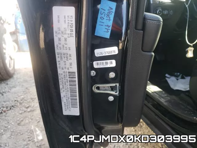 1C4PJMDX0KD303995 фото 2