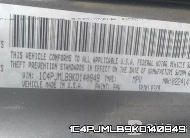 1C4PJMLB9KD140849 фото 10