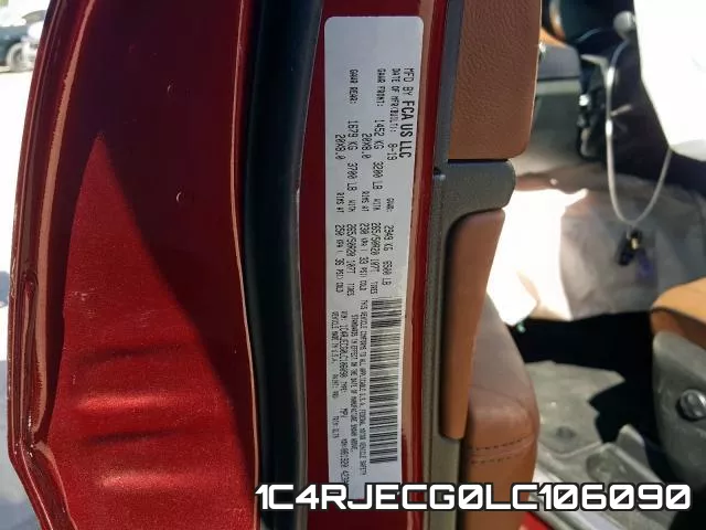 1C4RJECG0LC106090 фото 2