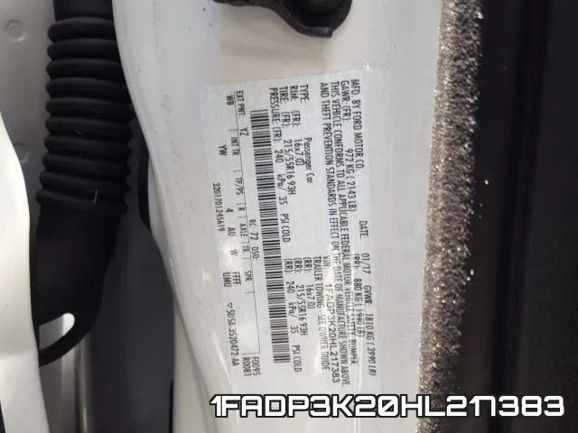 1FADP3K20HL217383 фото 2
