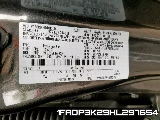 1FADP3K29HL297654 фото 2