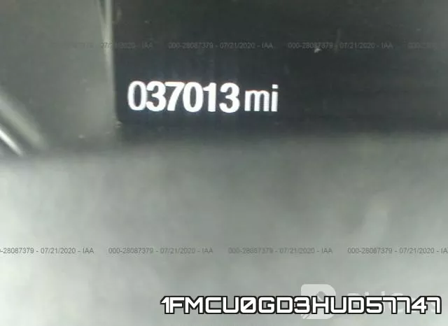 1FMCU0GD3HUD57747 фото 8