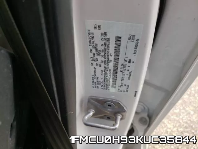 1FMCU0H93KUC35844 фото 2