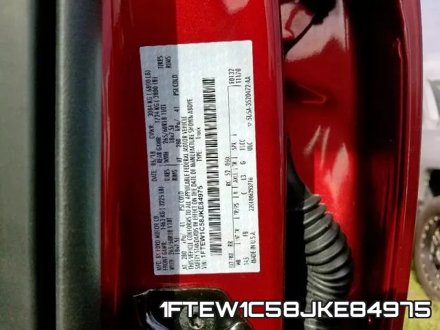 1FTEW1C58JKE84975 фото 2