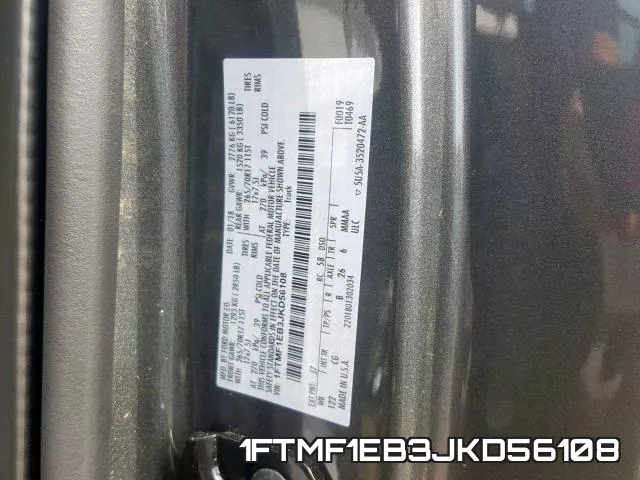 1FTMF1EB3JKD56108 фото 2
