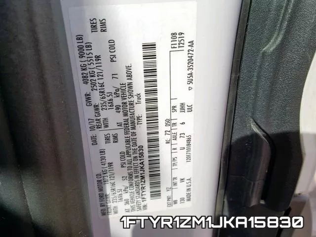 1FTYR1ZM1JKA15830 фото 2
