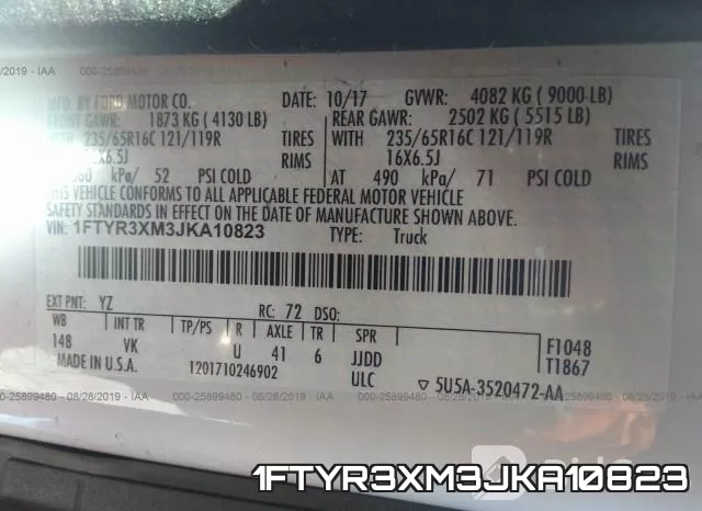1FTYR3XM3JKA10823 фото 10