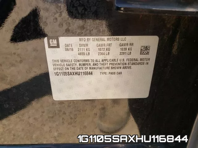 1G1105SAXHU116844 фото 2