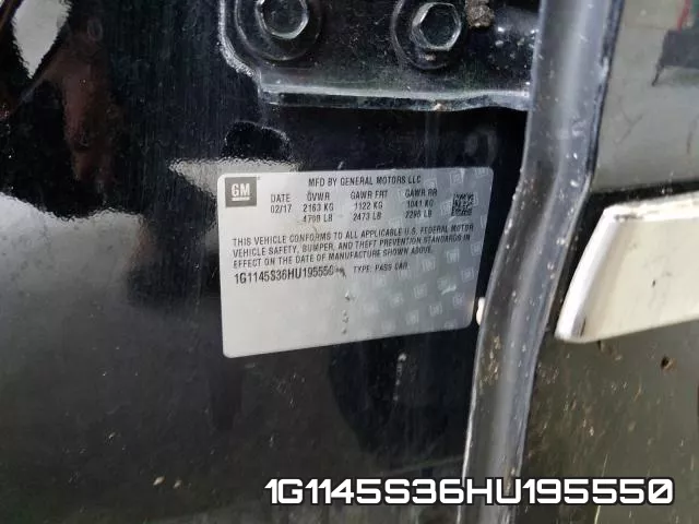 1G1145S36HU195550 фото 2