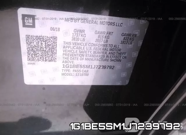 1G1BE5SM1J7239792 фото 10