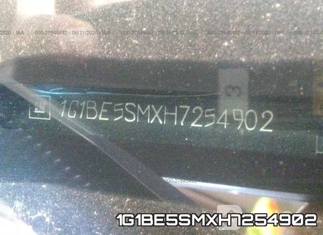 1G1BE5SMXH7254902 фото 10