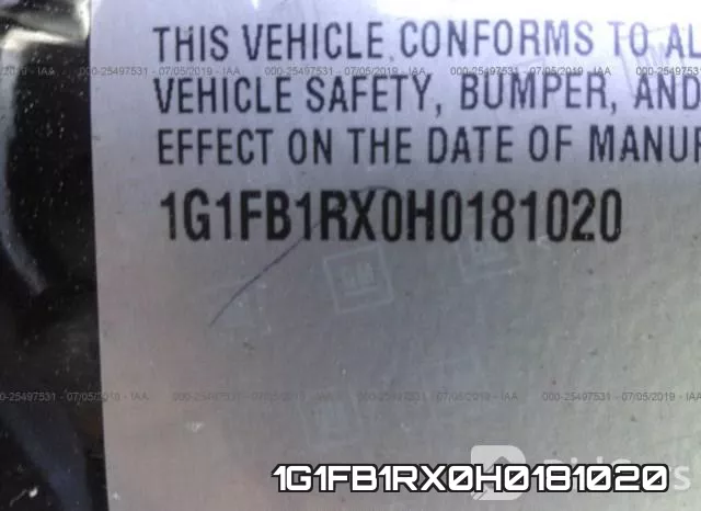 1G1FB1RX0H0181020 фото 10