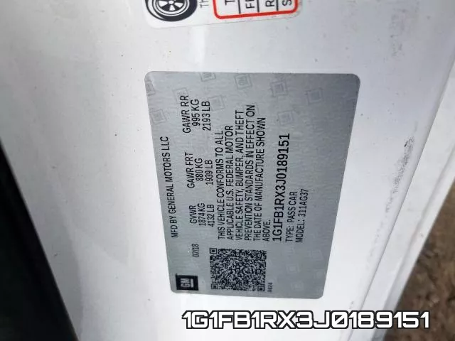 1G1FB1RX3J0189151 фото 2