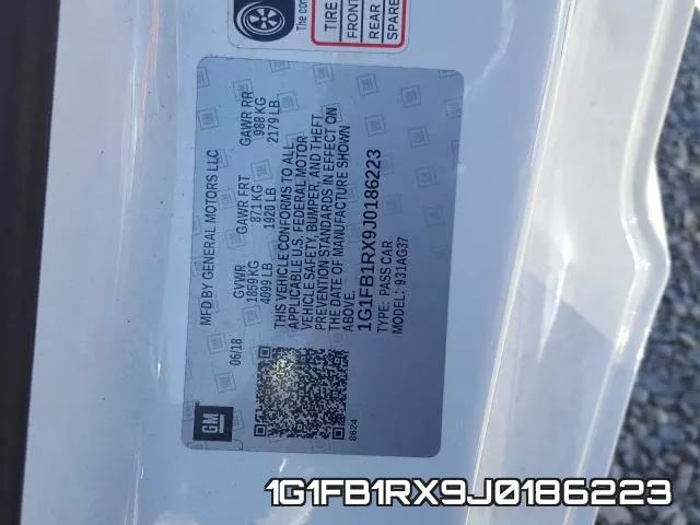 1G1FB1RX9J0186223 фото 2