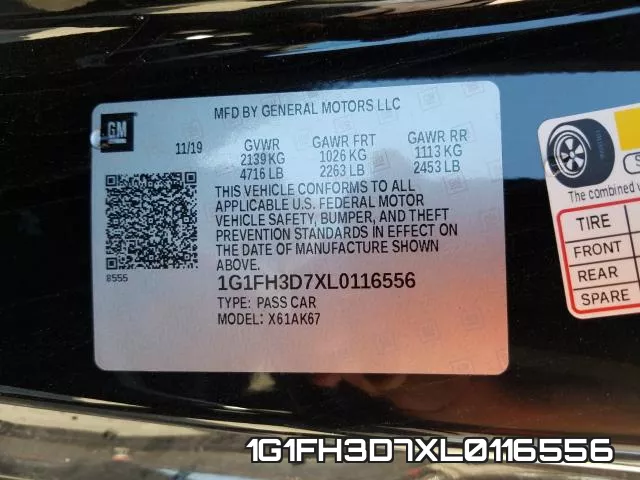 1G1FH3D7XL0116556 фото 2