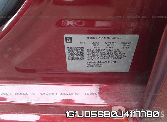 1G1JD5SB0J4117780 фото 10