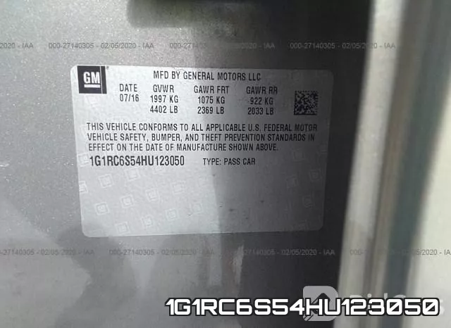 1G1RC6S54HU123050 фото 10