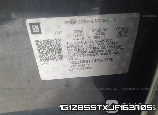 1G1ZB5STXJF163705 фото 10