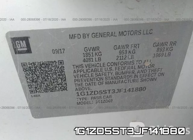 1G1ZD5ST3JF141880 фото 10
